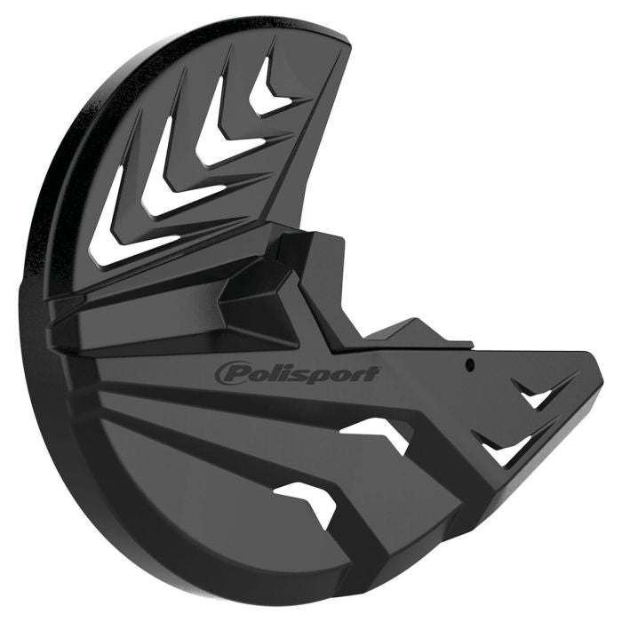 POLISPORT DISK &amp; BOTTOM FORK PROTECTOR BLACK/BLACK