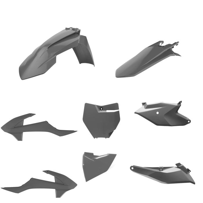 POLISPORT REPLICA PLASTIC KIT,STANDARD KIT KTM GREY