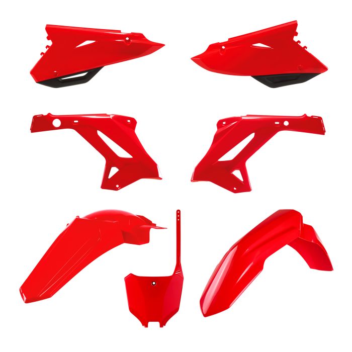 POLISPORT RESTYLING PLASTIC KIT,RESTYLING KIT HONDA RED