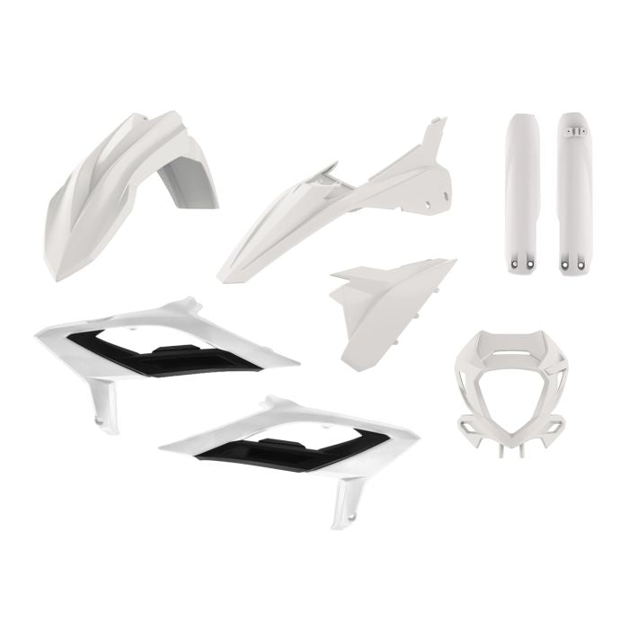 POLISPORT REPLICA PLASTIC KIT,FULL KIT BETA WHITE