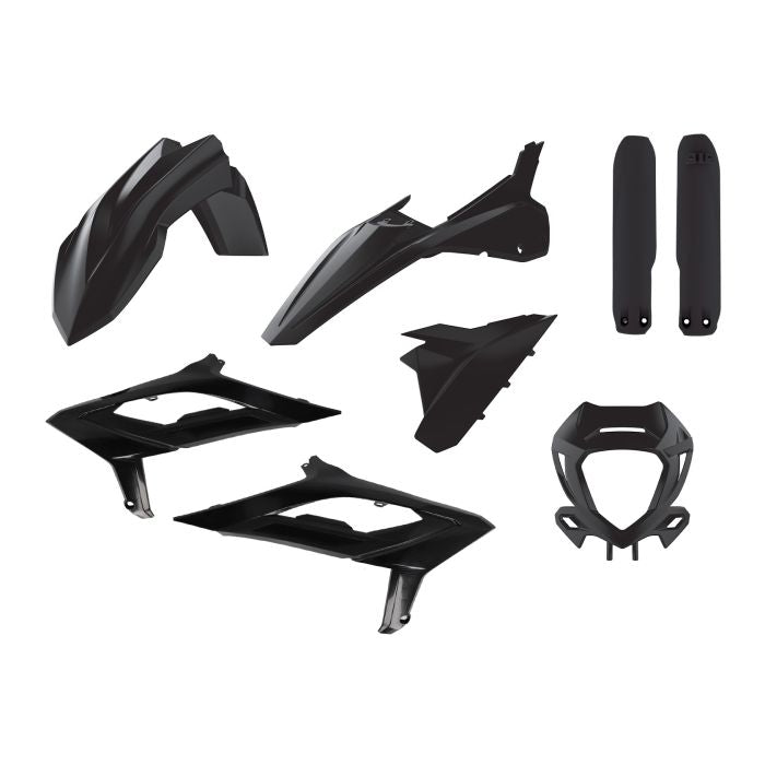 POLISPORT REPLICA PLASTIC KIT,FULL KIT BETA BLACK