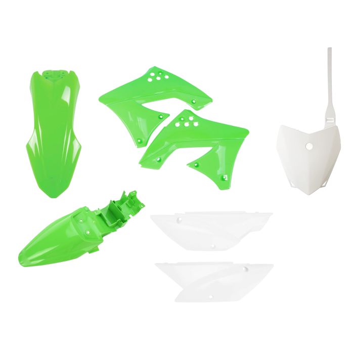 POLISPORT REPLICA PLASTIC KIT,STANDARD KIT KAWASAKI OEMCOLOR