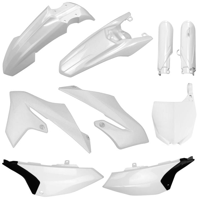 POLISPORT REPLICA PLASTIC KIT,FULL KIT YAMAHA WHITE