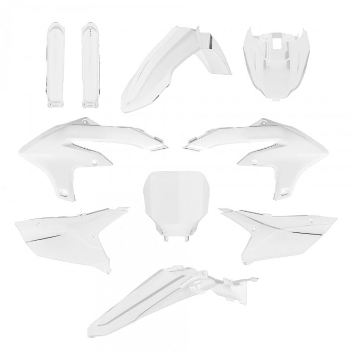 POLISPORT REPLICA PLASTIC KIT,FULL KIT YAMAHA WHITE