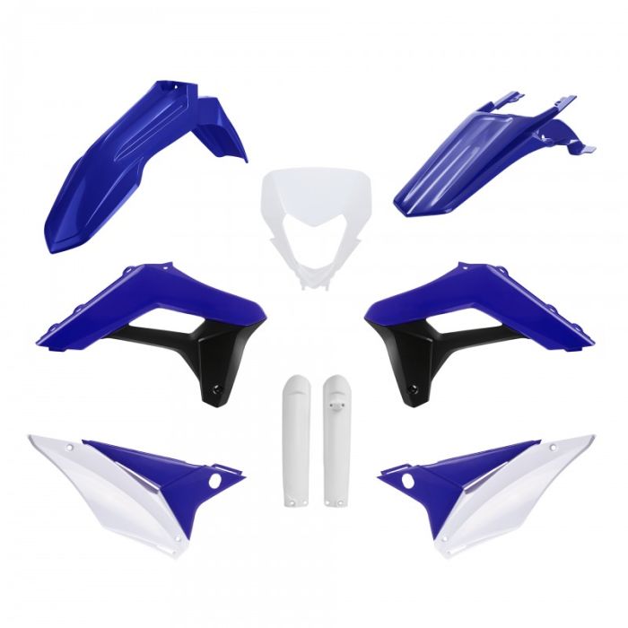 POLISPORT REPLICA PLASTIC KIT,FULL KIT SHERCO S-B/WHITE