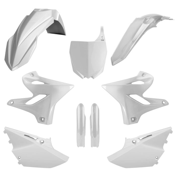 POLISPORT REPLICA PLASTIC KIT,FULL KIT YAMAHA WHITE