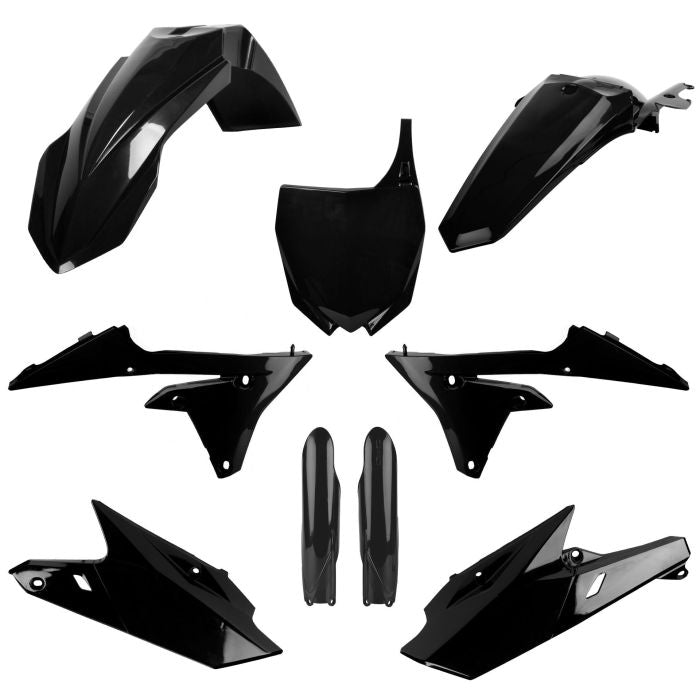 POLISPORT REPLICA PLASTIC KIT,FULL KIT YAMAHA BLACK