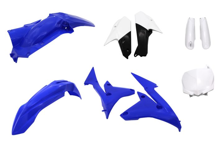 POLISPORT REPLICA PLASTIC KIT,FULL KIT YAMAHA OEM COLOR