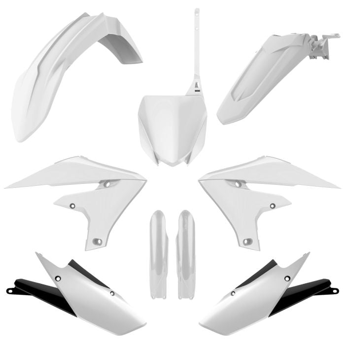 POLISPORT REPLICA PLASTIC KIT,FULL KIT YAMAHA WHITE