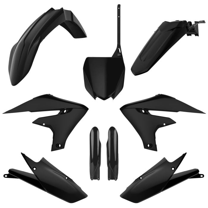 POLISPORT REPLICA PLASTIC KIT,FULL KIT YAMAHA BLACK