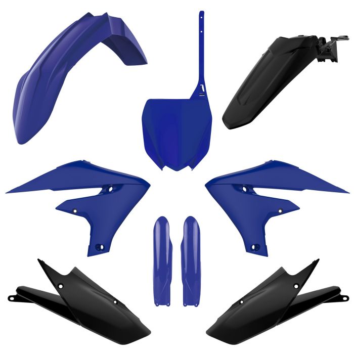 POLISPORT REPLICA PLASTIC KIT,FULL KIT YAMAHA BLUEYAMA98/BLACK