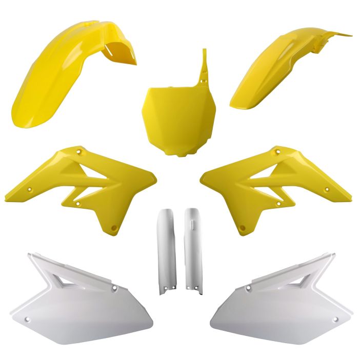 POLISPORT REPLICA PLASTIC KIT,FULL KIT SUZUKI OEM COLOR