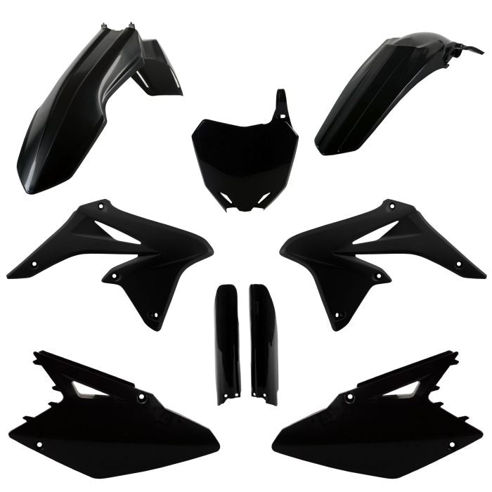 POLISPORT REPLICA PLASTIC KIT,FULL KIT SUZUKI BLACK