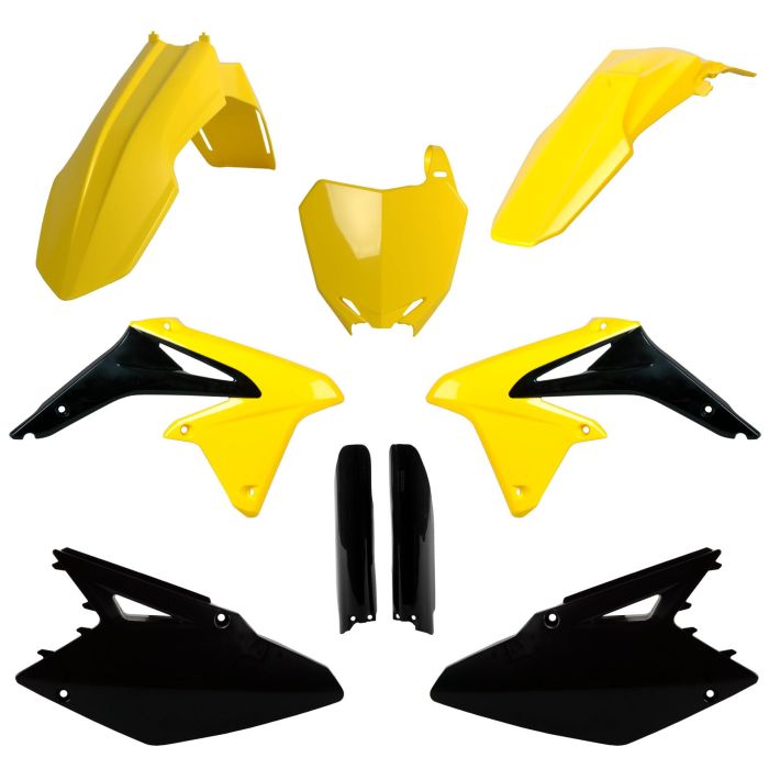POLISPORT REPLICA PLASTIC KIT,FULL KIT SUZUKI OEM COLOR