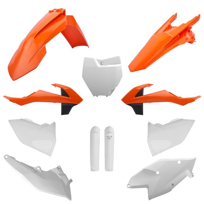 POLISPORT REPLICA PLASTIC KIT,FULL KIT KTM OEM COLOR