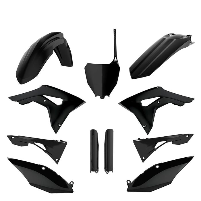 POLISPORT REPLICA PLASTIC KIT,FULL KIT HONDA BLACK