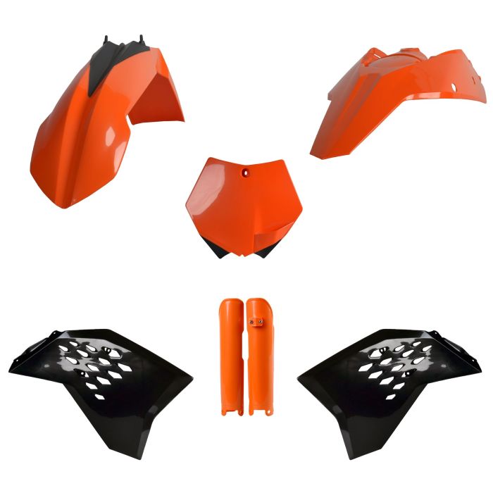 POLISPORT REPLICA PLASTIC KIT,FULL KIT KTM OEM COLOR