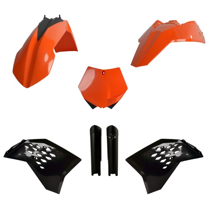 POLISPORT REPLICA PLASTIC KIT,FULL KIT KTM OEM COLOR