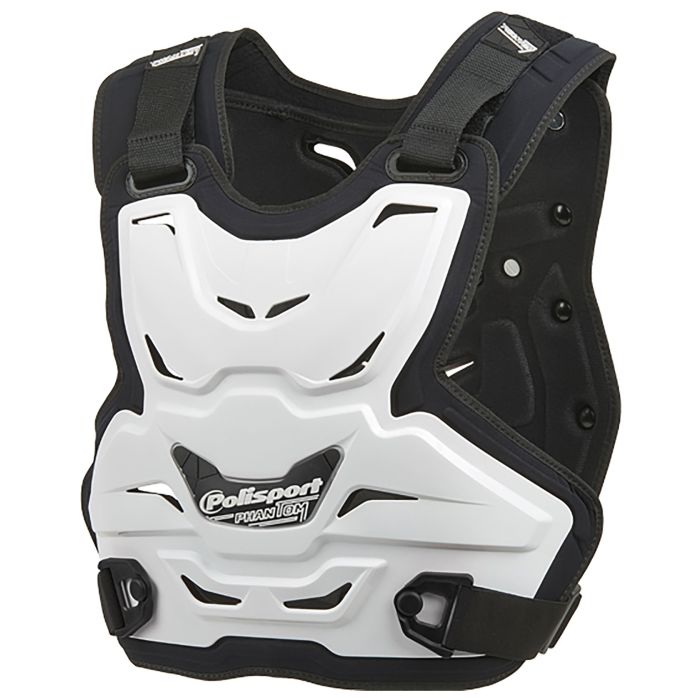 POLISPORT BODY PROTECTION,BODY PROTECTION - ADULT WHITE