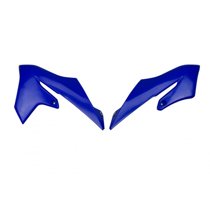 POLISPORT REPLICA PLASTIC,RADIATOR SCOOPS YAMAHA BLUE