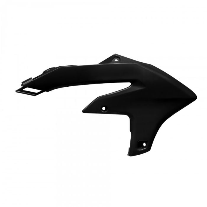 POLISPORT REPLICA PLASTIC,RADIATOR SCOOPS YAMAHA BLACK