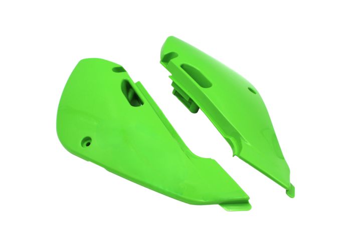 POLISPORT REPLICA PLASTIC,SIDE PANELS KAWASAKI GREEN