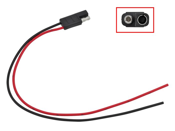 SPI 2-PRONG 12-VOLT ACCESSORY PLUG CONNECTOR