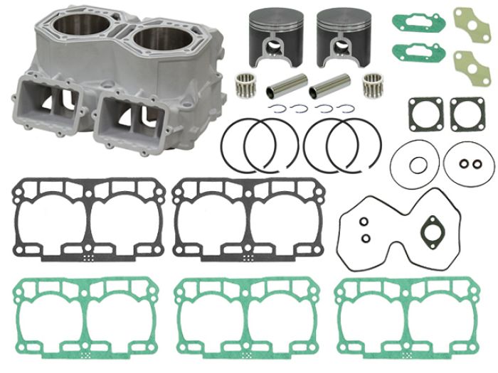 SPI COMPLETE ENGINE REBUILD KIT, SKIDOO -STD DOUBLE RING