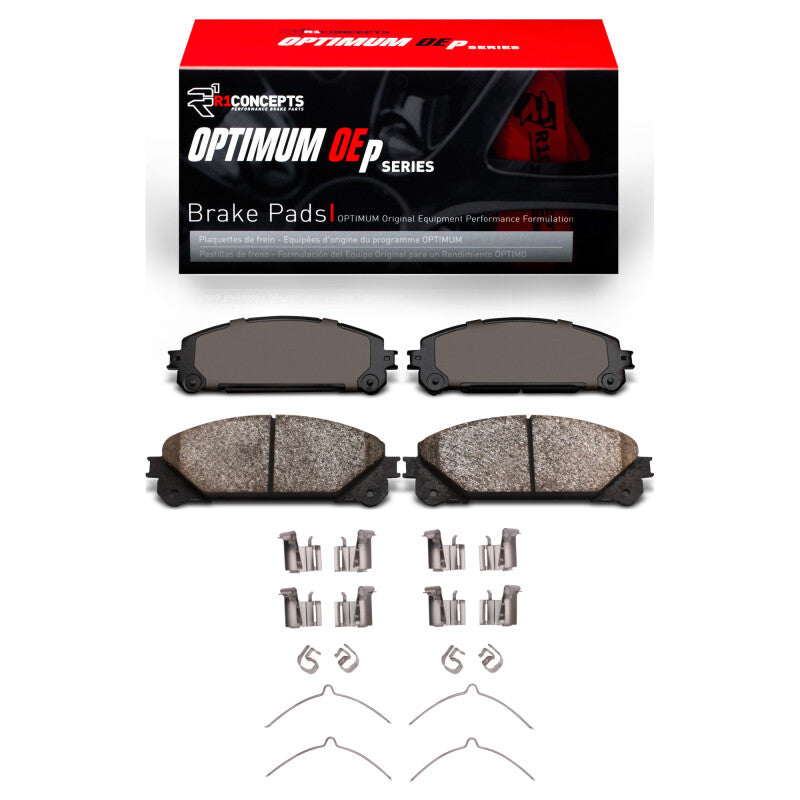R1 2008-2026 Lexus TX500h Front R1 Optimum OE Pads &amp; Hardware Kit
