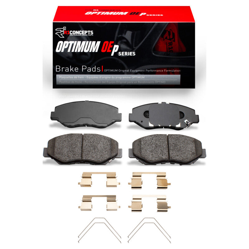 R1 2002-2021 Acura ILX Front R1 Optimum OE Pads &amp; Hardware Kit