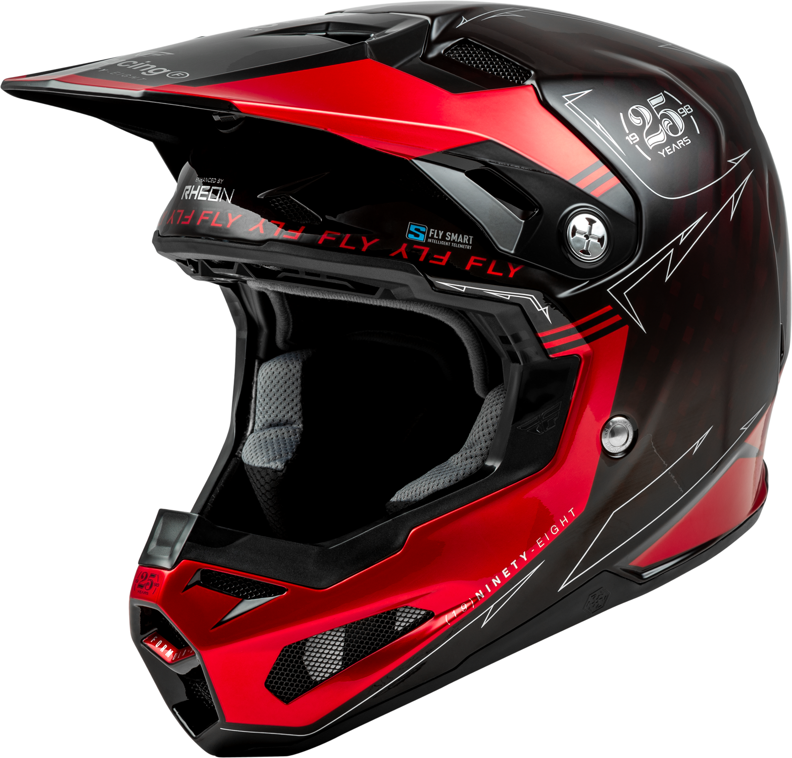 Formula S Carbon Legacy Helmet Red Carbon/Black Sm