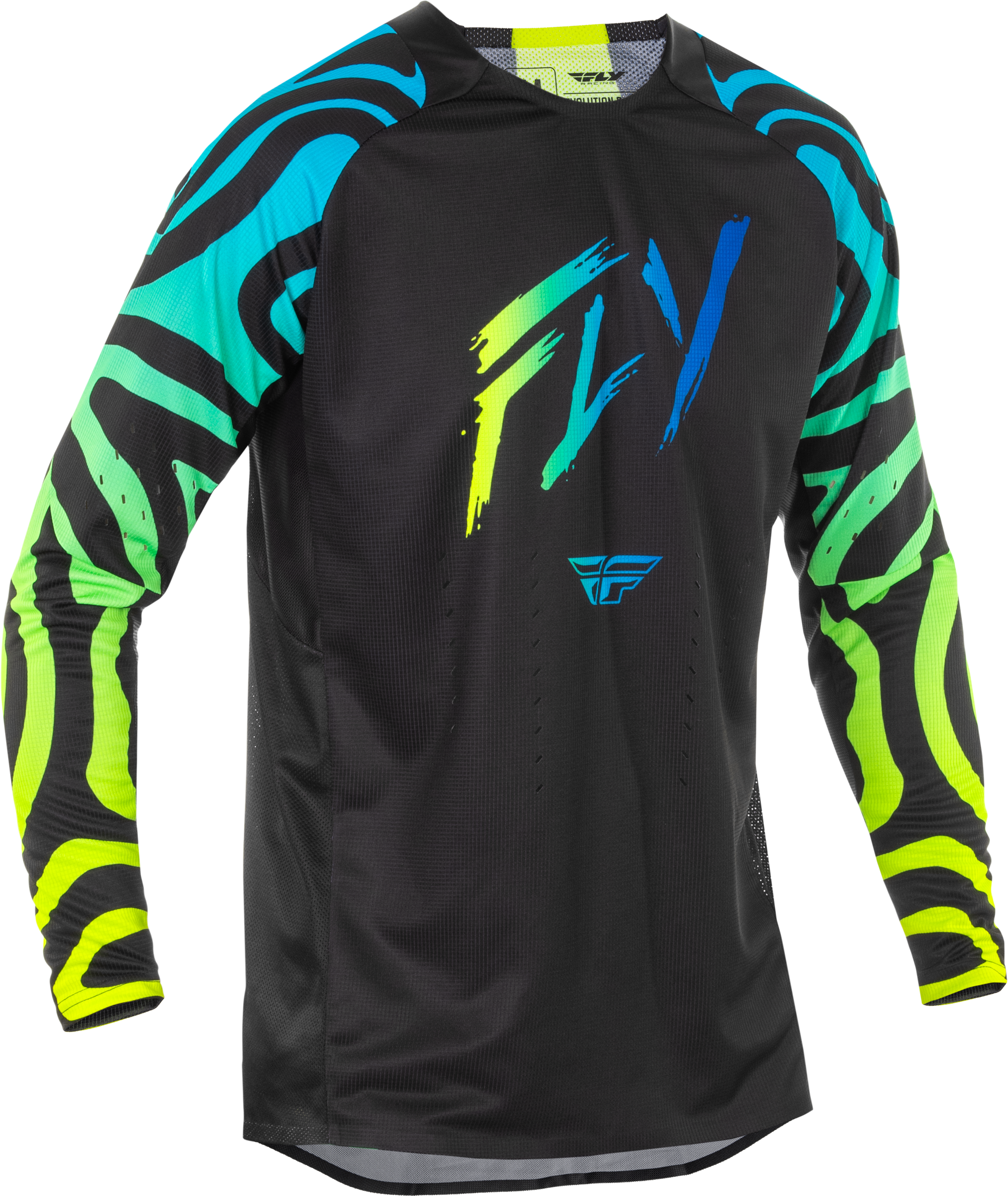 Evolution  Dst Zen Jersey Black/Blue/Hi Vis Sm