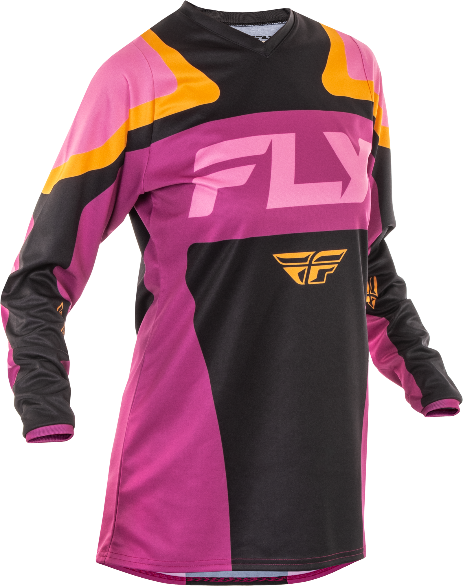 Women's F 16 Jersey Black/Mauve/Yellow Xl