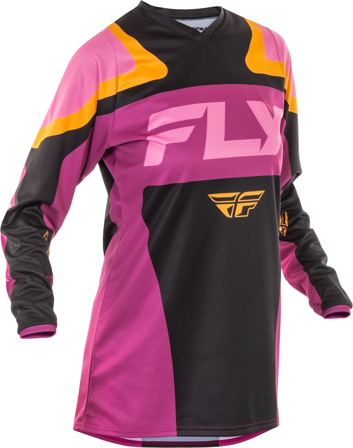 Women's F 16 Jersey Black/Mauve/Yellow 2x