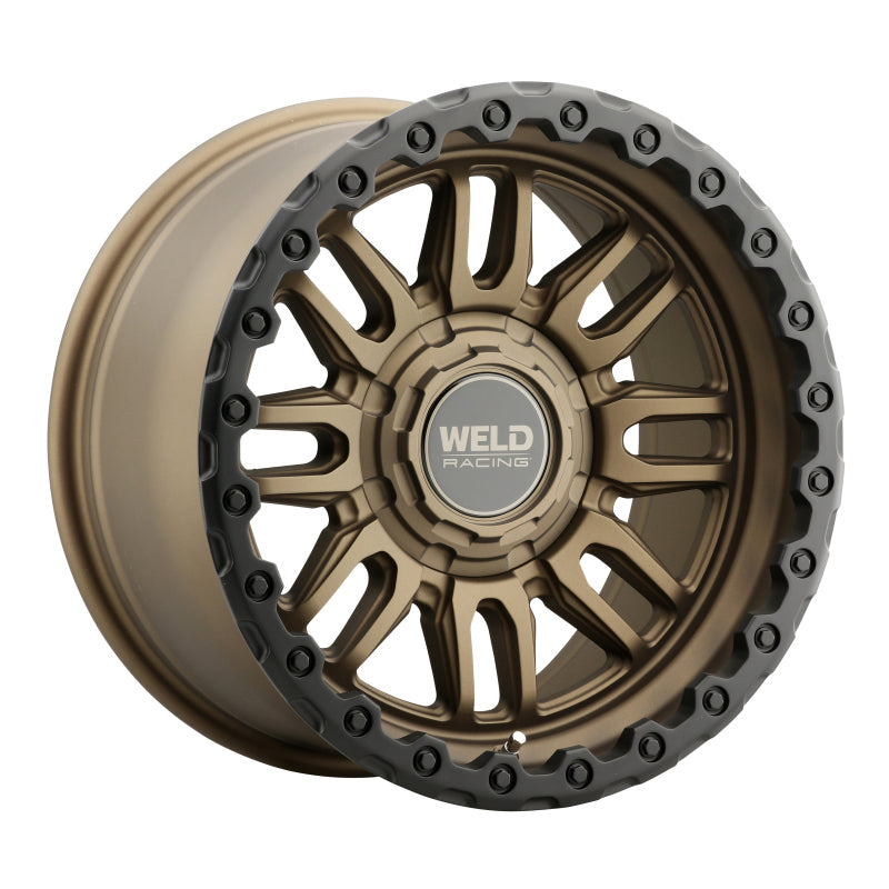 Weld Off-Road Swift 17x9in - 5x114.3 / 5x127 BP - ET-12 - 78.1mm CB- Satin Bronze Wheel & Black Ring
