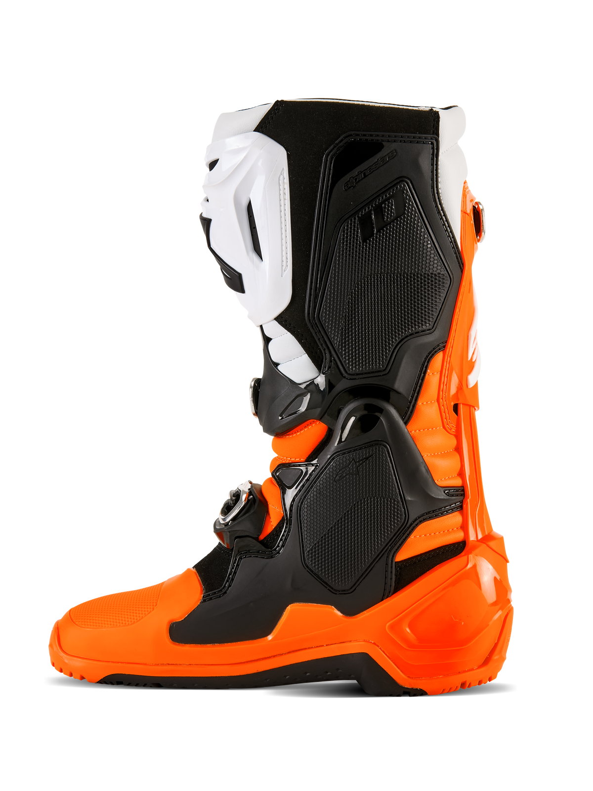Tech 10 Enduro Boots Orange Fluo/Black/White 8