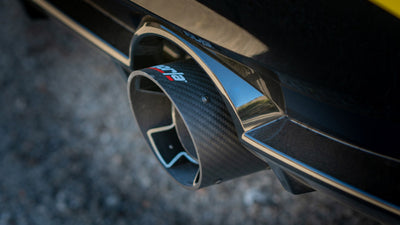 Borla 22-24 Nissan Z 2.5in ATAK Cat Back Exhaust 4.5in Tip - Carbon Fiber Black Anodized