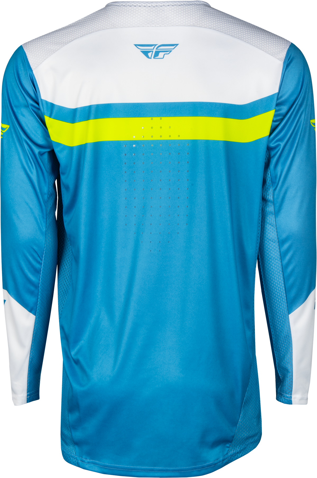 Youth Rayce Bicycle Jersey Blue/White/Lime Green Yl
