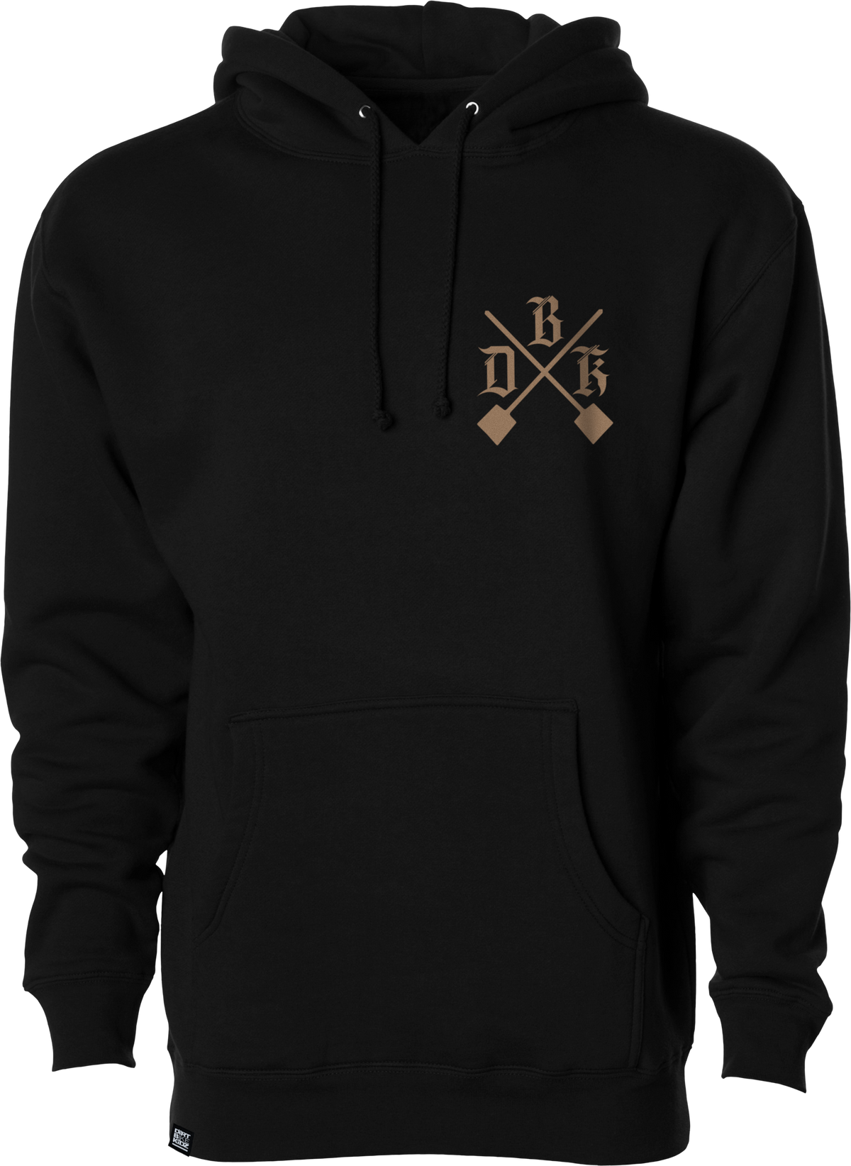 Camo Shovels Hoodie Black Lg