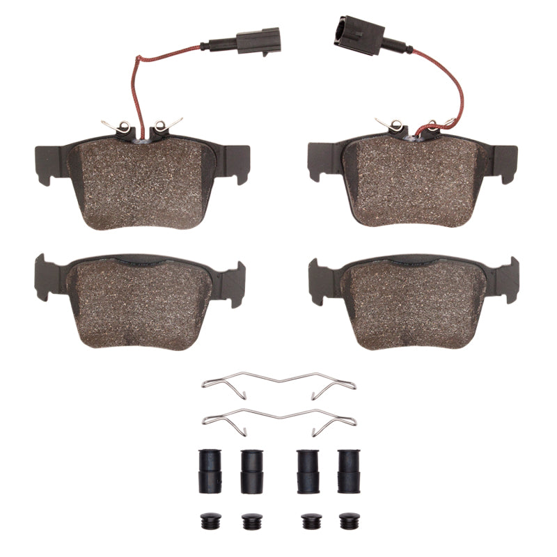 R1 2017-2025 Alfa Romeo Giulia Rear R1 Euro Ceramic Pads &amp; Hardware Kit