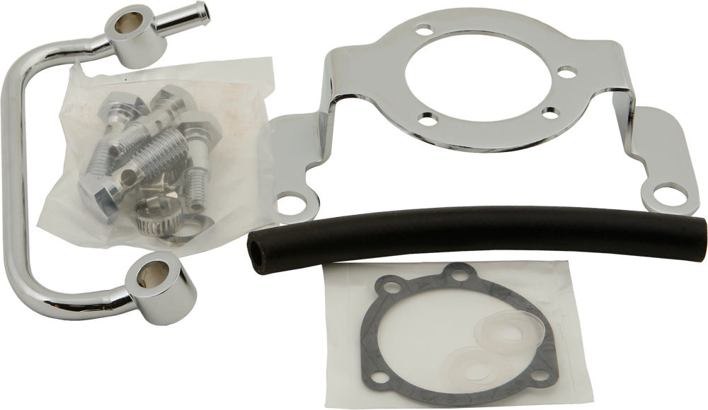 Complete Mnt Kit Breather Tube Chrome Bigtwin 93 17 Non Tbw