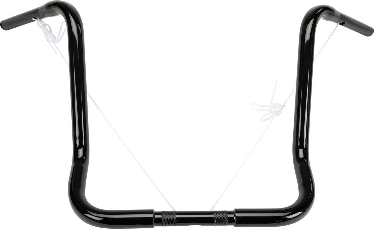1.25&quot; Bagger Ape Hanger 18&quot; Gloss Black Tbw