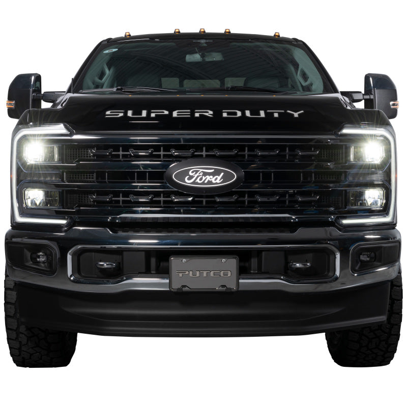 Putco 25-26 Ford Super Duty Front Emblem (w/ Camera Cutout and w/o Washer Opening)