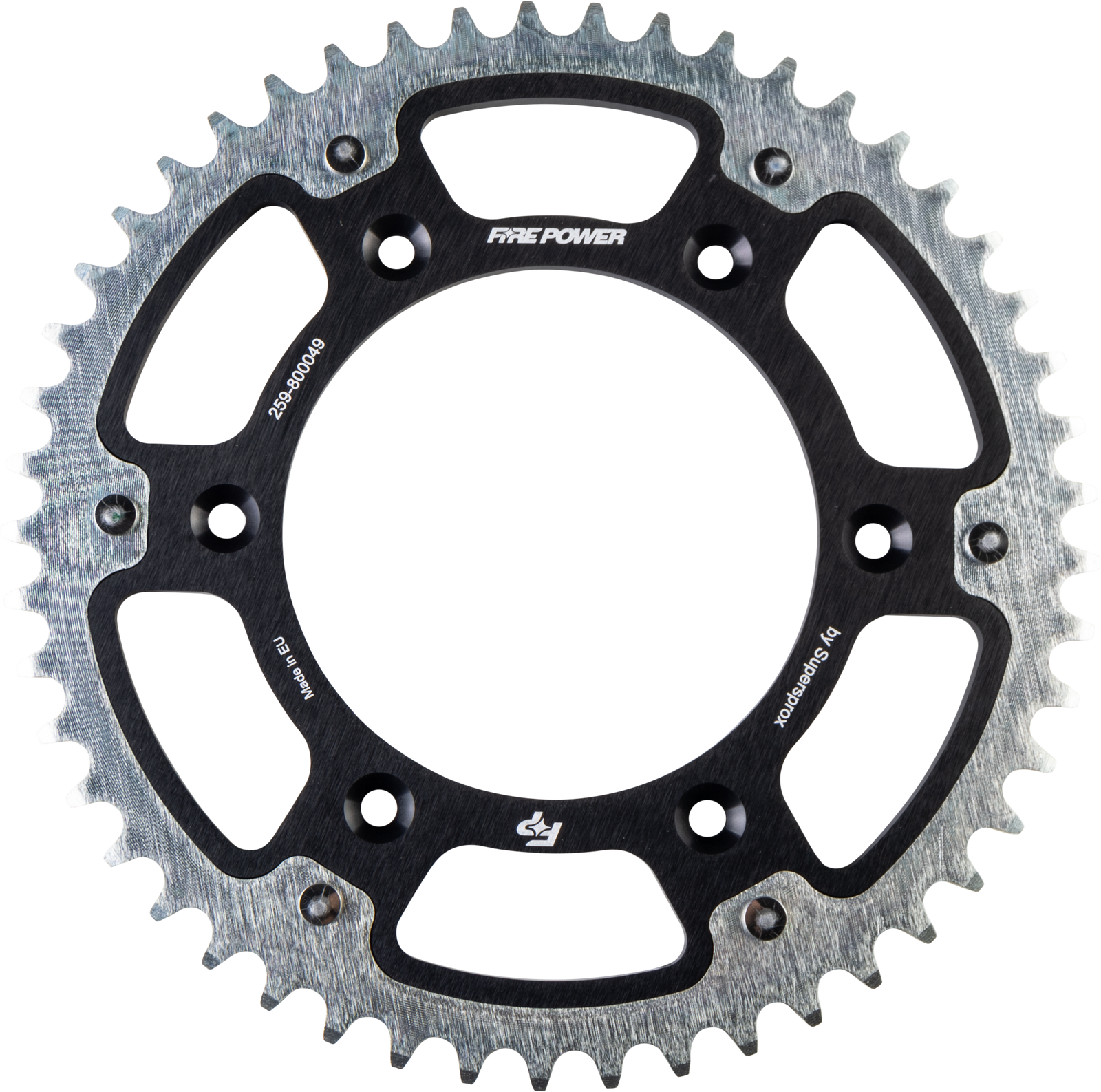 Rear Sprocket Hybrid 49t Blk/Sil