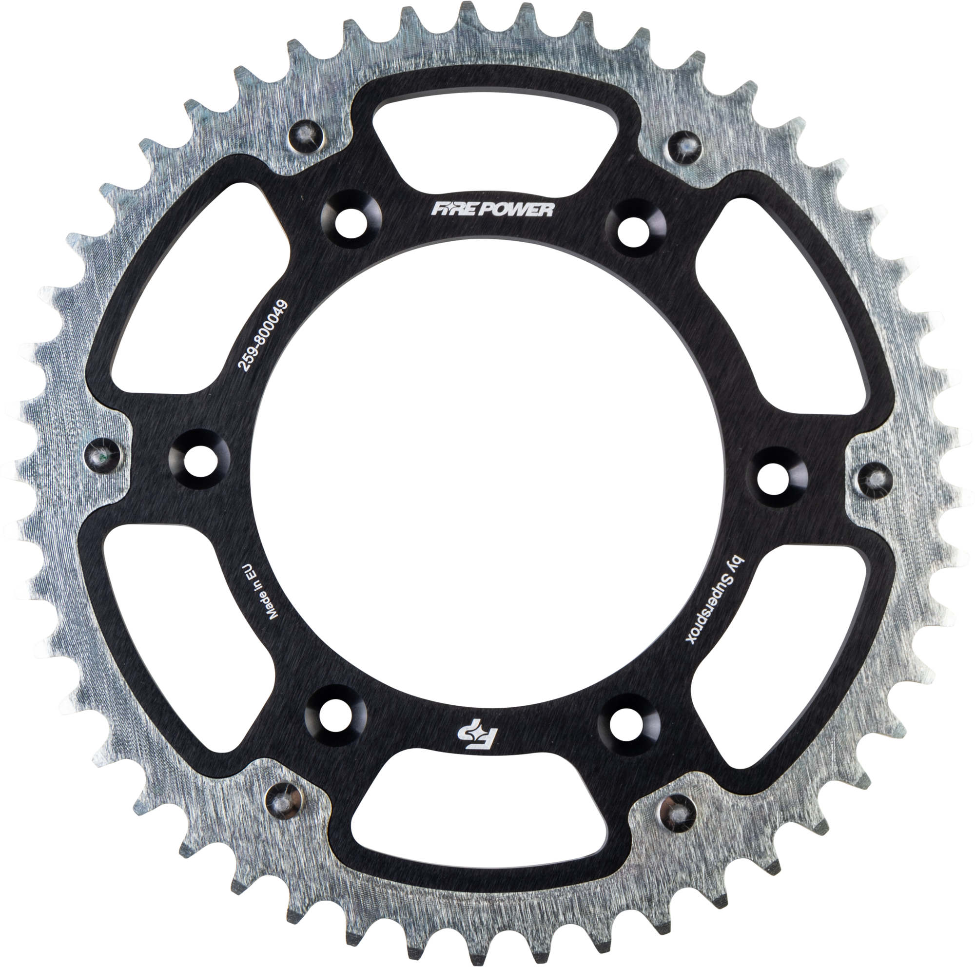 Rear Sprocket Hybrid 49t Blk/Sil