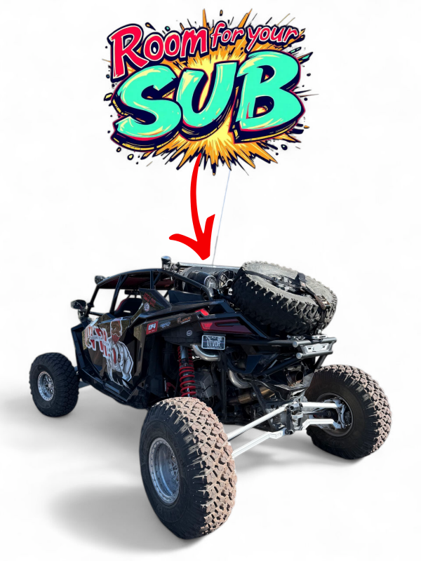 Elektric Offroad 2022+ Polaris RZR Pro R Amp Rear Tire Rack Bumper Combo