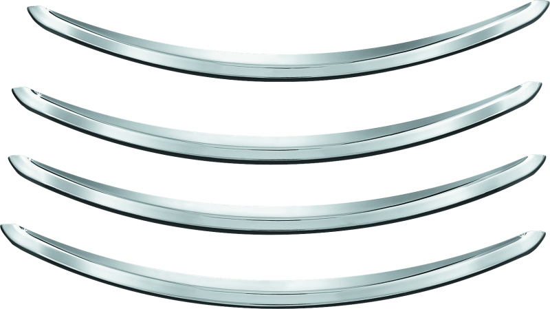 Kuryakyn Rear Fender Accents FLHX &amp; FLTR Models Chrome