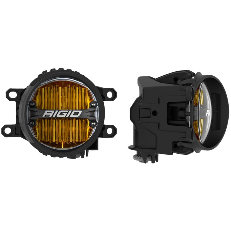 Rigid Industries 2014+ Toyota Tundra &amp; 4Runner / 2016+ Tacoma 360-Series PRO SAE Fog Kit - Yellow