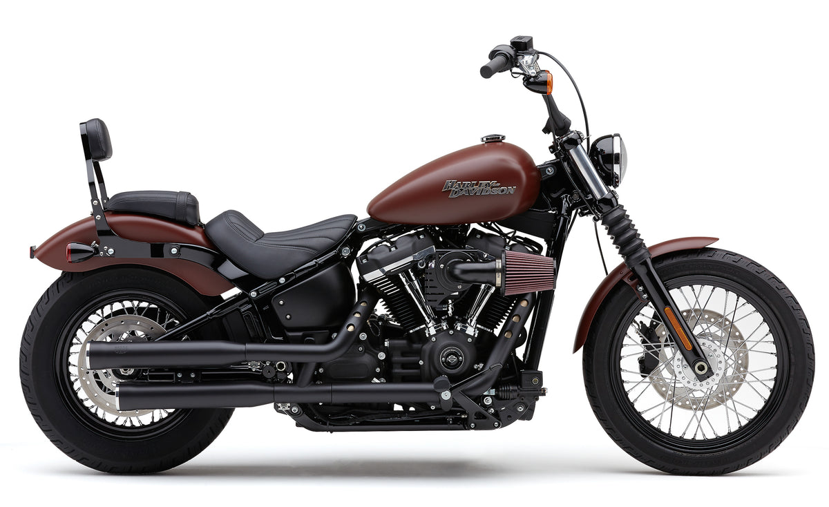 3&quot; Rpt Slip Ons Black Softail 18 22