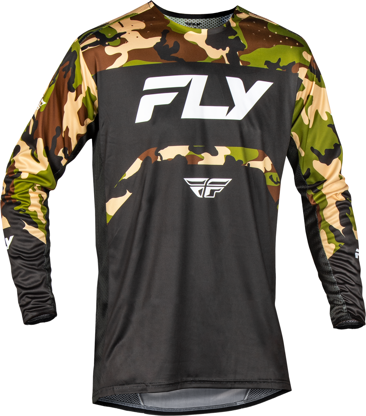 Rayce Bicycle Jersey Black/Camo Lg